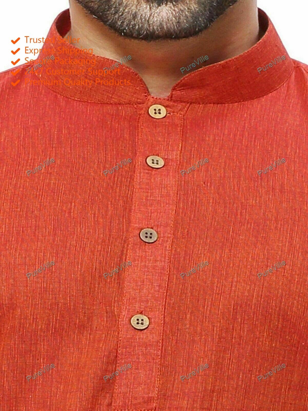 Mens Kurta Traditional Kurta New Wear Mens Kurta Handmade Cotton Fancy Kurta