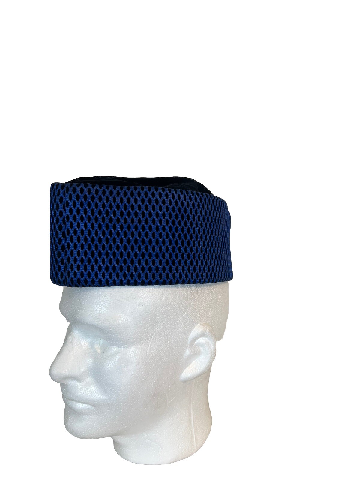 Men’s Blue Handmade African Traditional Chieftaincy Hats. One Size