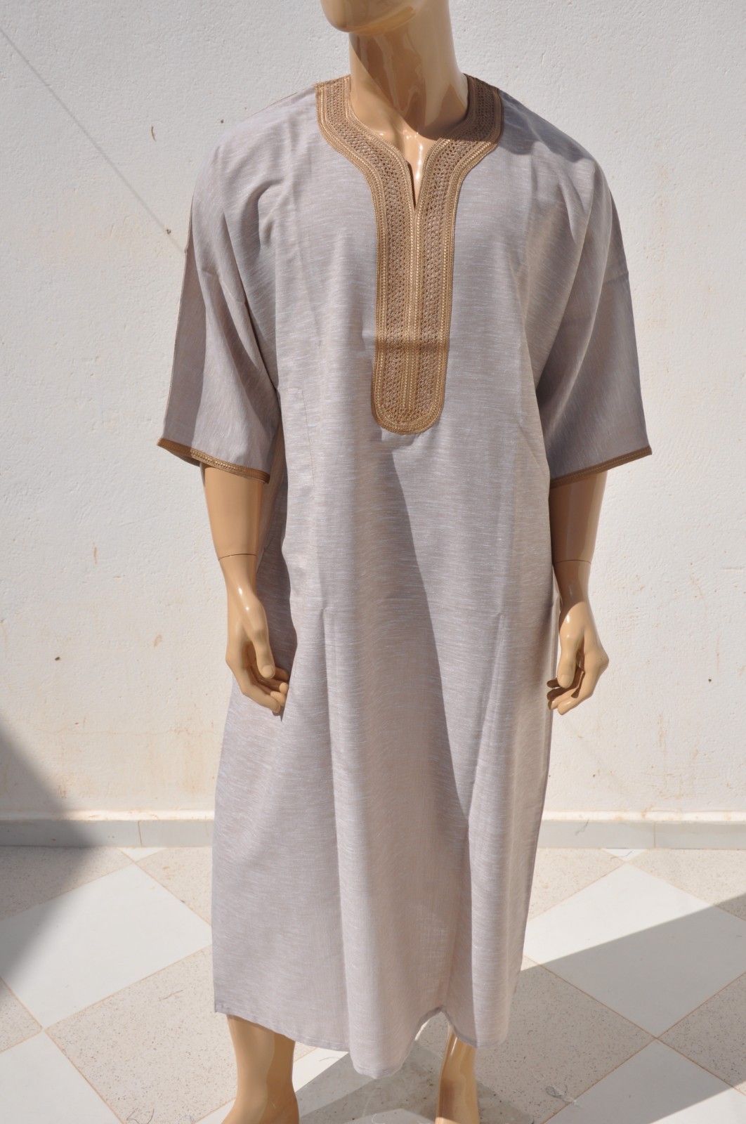 Kaftan for men , Moroccan kaftan , Gandoura for men , Long Dress for Men