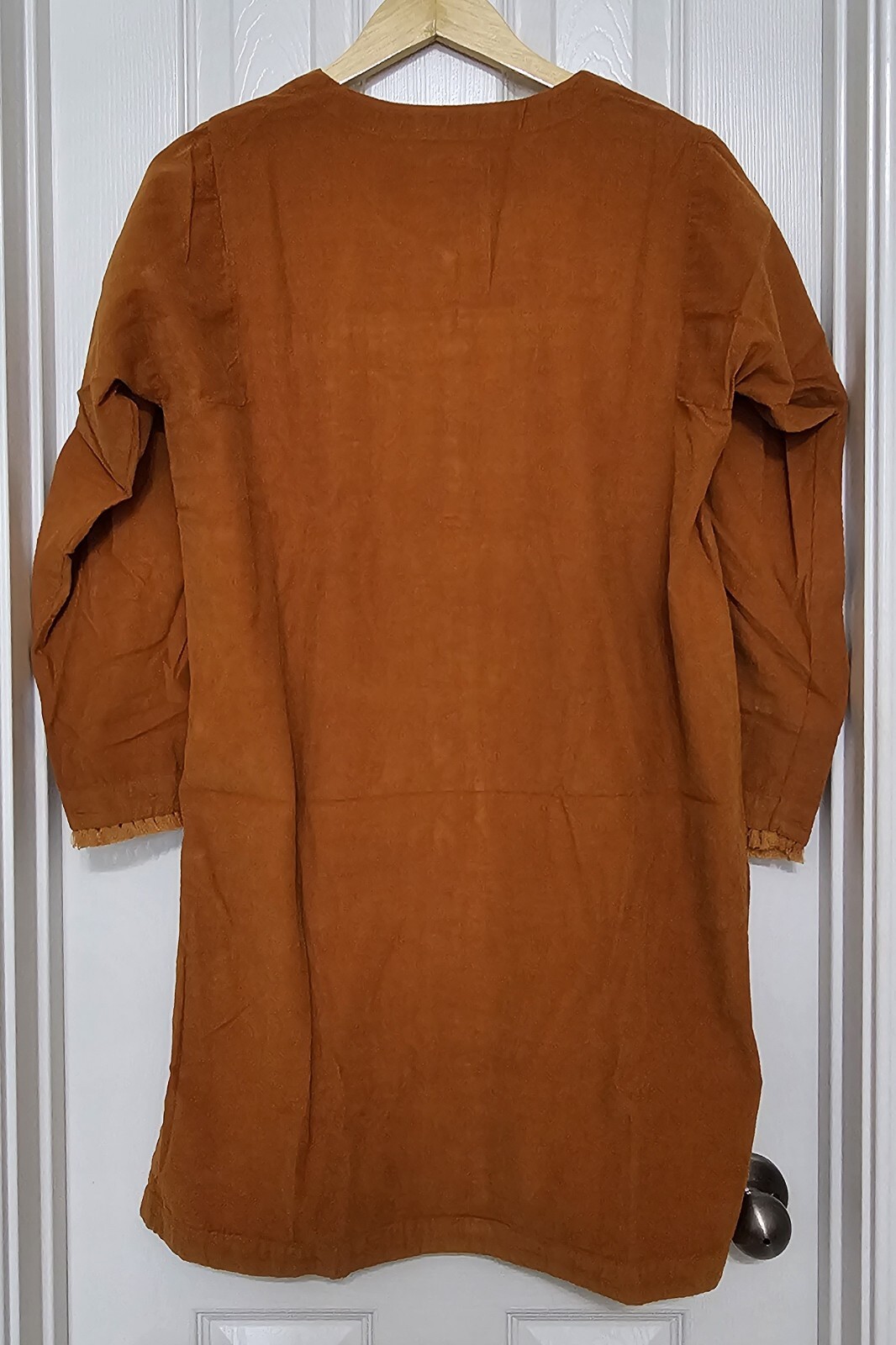 NWT KHAADI Size S/10 Embroidered Corduroy Kurti Fall Winter Pakistani Designer