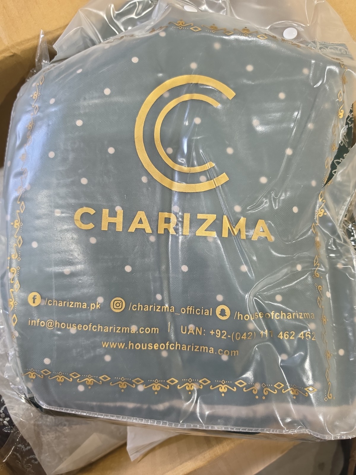 Charizma Poshima Embroidered Leather Unstitched 3Pc Suit PSW5-04