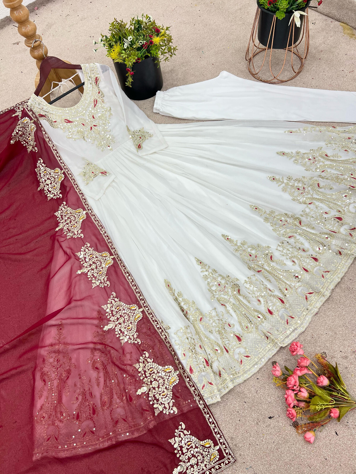Women Dress Pakistani Salwar Kameez Readymade Suits Indian Wedding Party 3 Piece