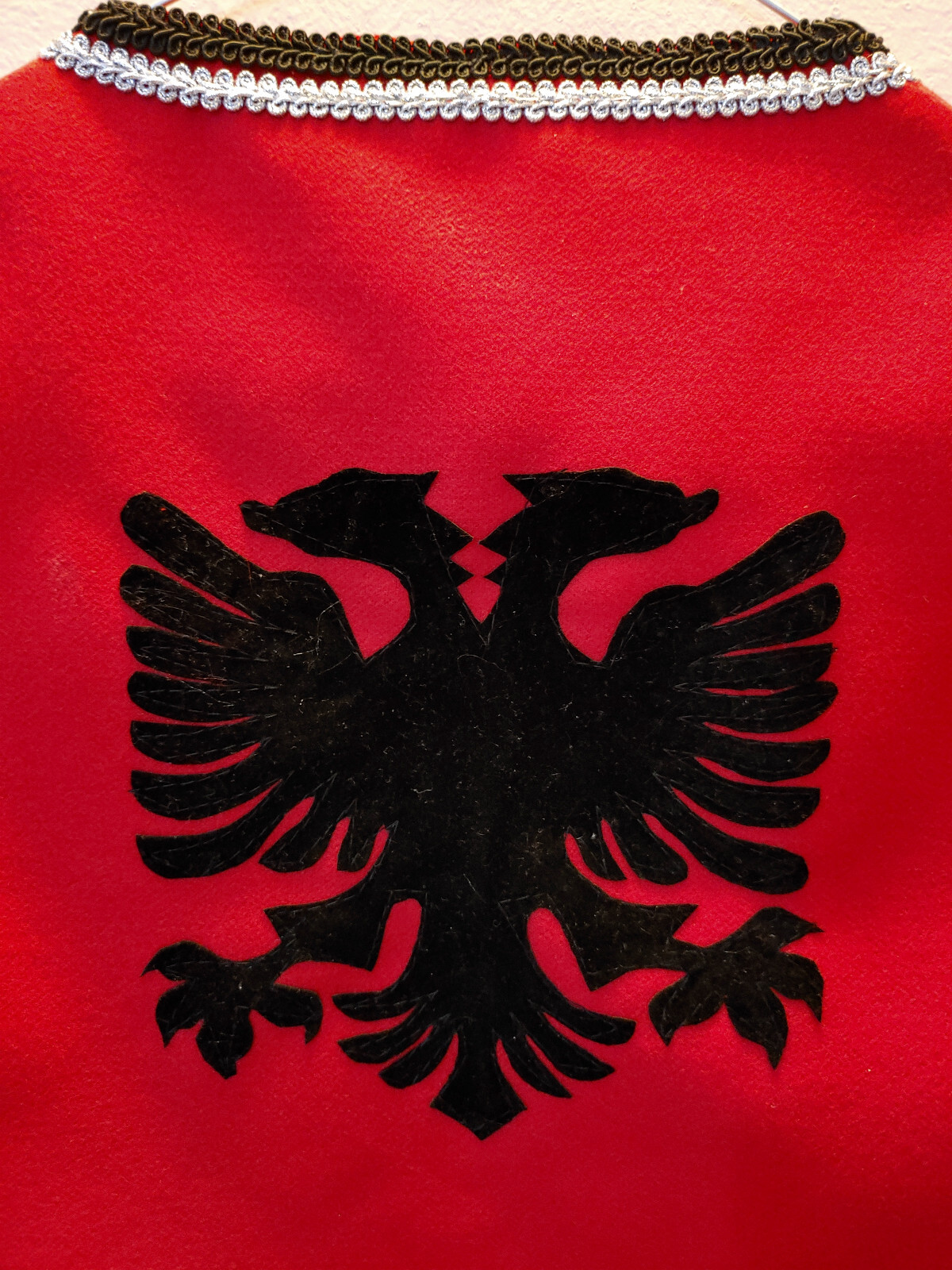 Boys Age: 3-4 Albanian Eagle Flag Xhamadan Jelek. Handmade Traditional Folk Coat