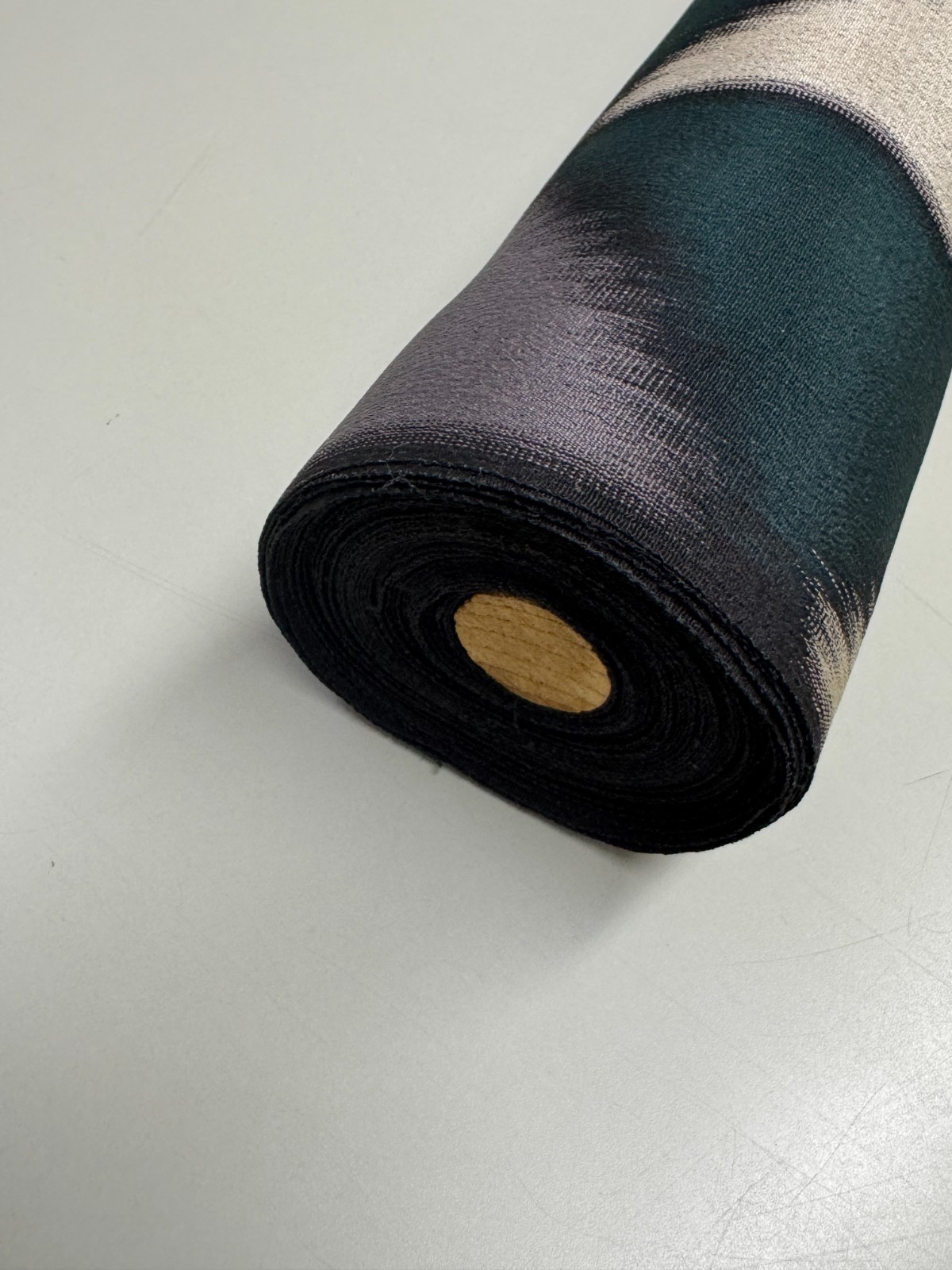 Japanese Vintage Kimono Fabric cloth Boro Silk Gray tradition 35.4×13.7 in