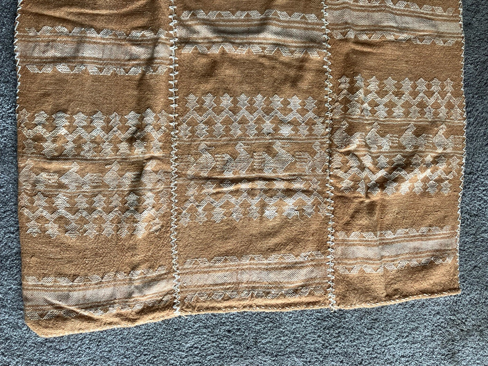 Hand Woven Amuzgo Huipil Dress Guerrero Mexico Coyuchi Bird Geometric