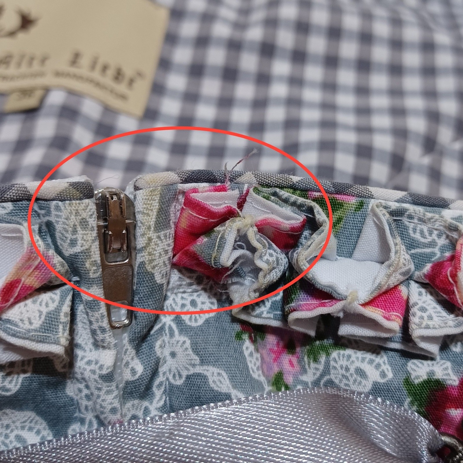 Alte Liebe Dirndl 36 Apron Pink Floral German Oktoberfest Bavarian Trachten Folk