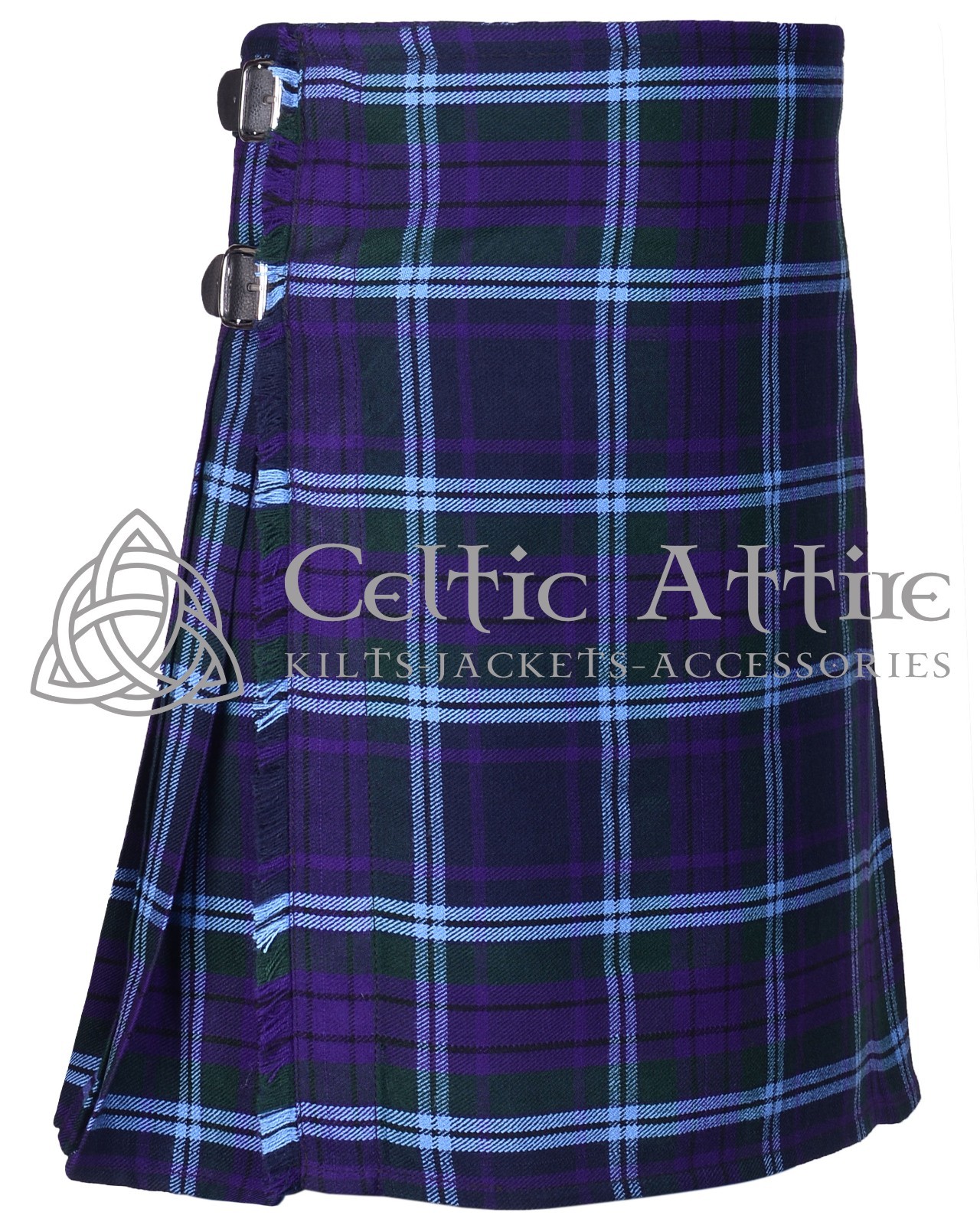 Spirit of Scotland Tartan 8 Yard Scottish Kilt – Made to Order By Celtic Attire