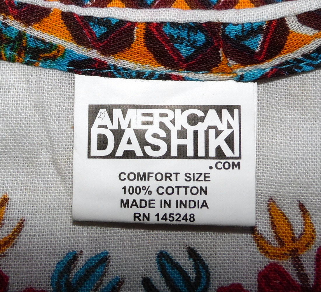 MENS Cannabis Marijuana Leaf Dashiki Print 100% Cotton By American Dashiki Brand