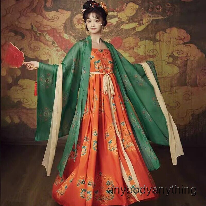 Oriental Costume Tang Dynasty Modern Hanfu Women Chinese Traditional Stage Dance