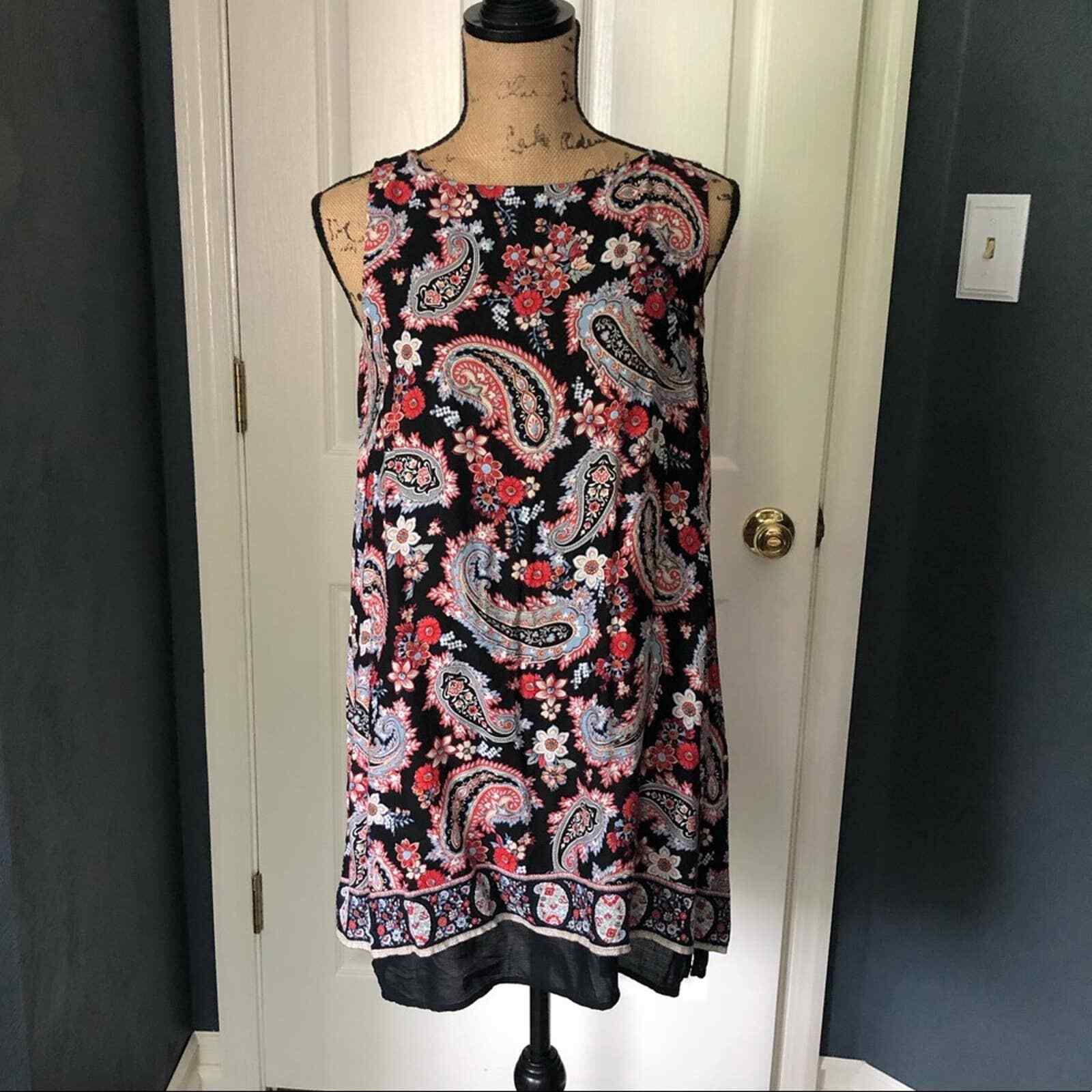 J.Jill Paisley Tunic with split back detail