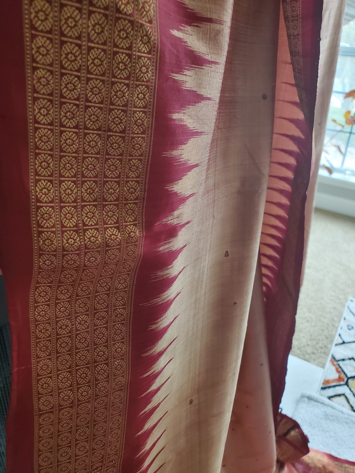 Women Pure Silk Tissue Woven Bomkai Saree Odissa Handloom Wedding Festive Design
