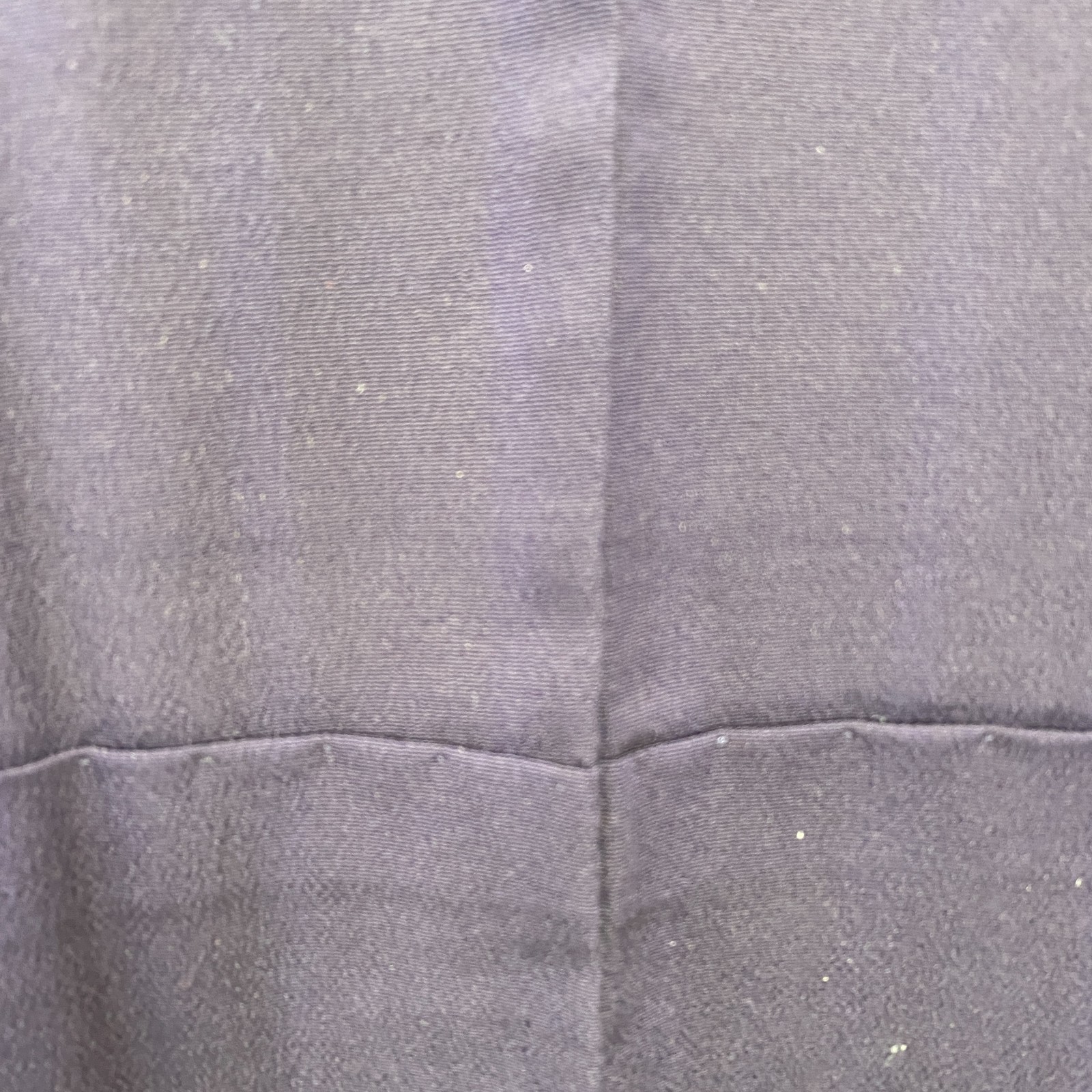 Japanese Vintage Kimono Polyester Navy Komon Traditional Authentic Length 55 in