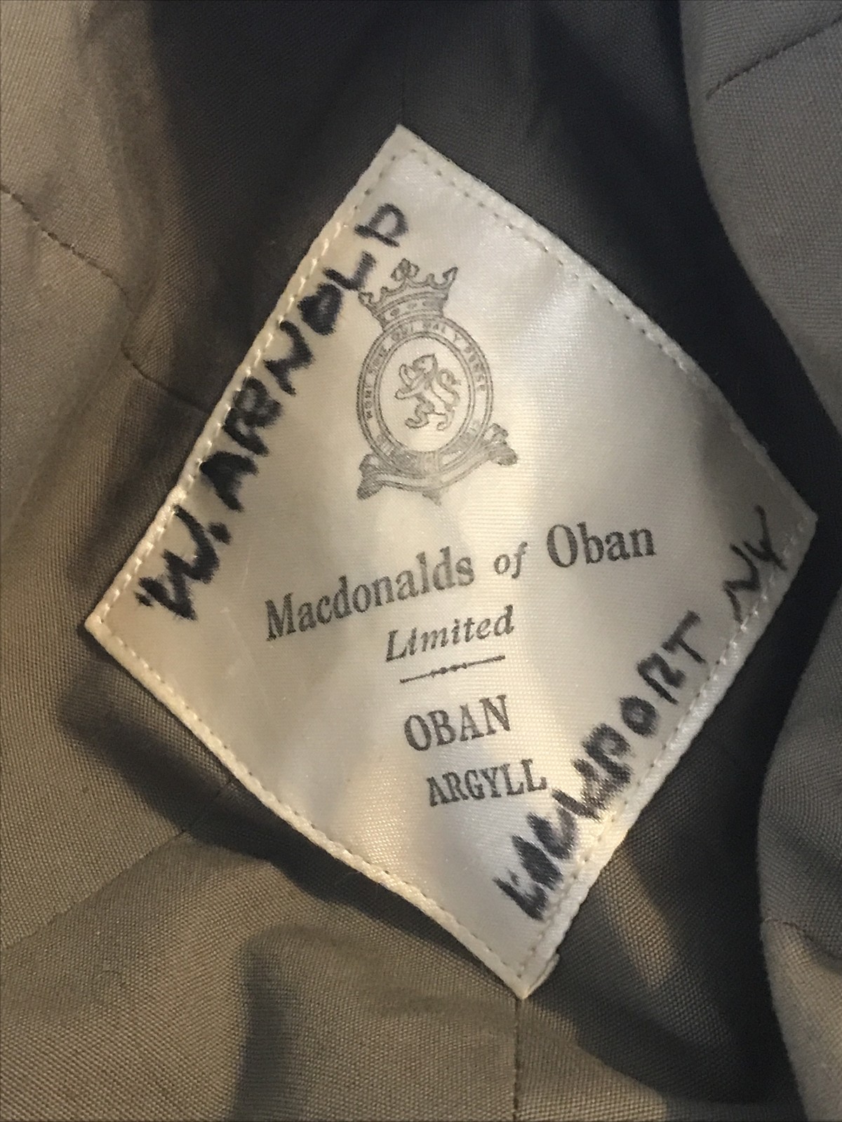 Super Vintage Macdonalds Of Oban Argyll 7-1/4 English Hunting Shooting Style Hat