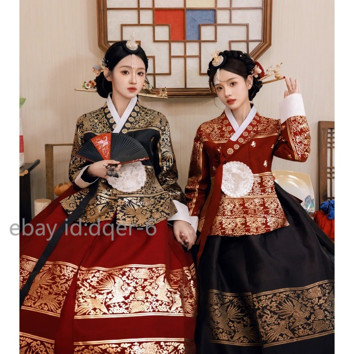 Women Korean Hanbok Traditional Dress National Costume Court Dress Wedding New