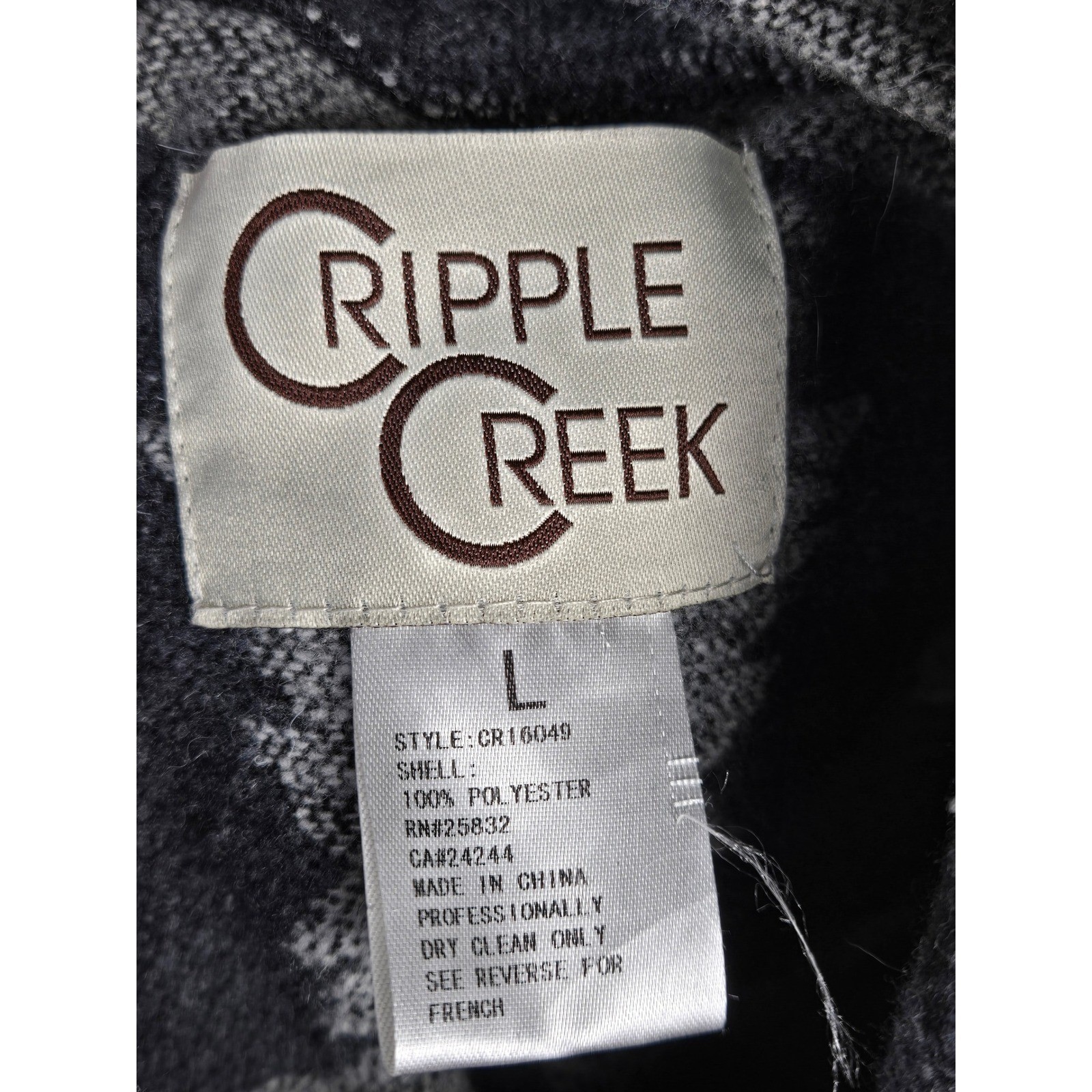 Women’s Navajo Blanket Large Southwestern Heritage Cripple Creek Button Jacket