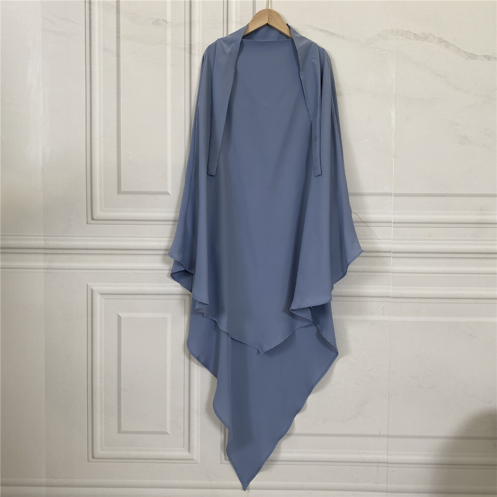 Eid Ramadan Muslim Overhead Abaya Large Hijab Khimar Scarf Islamic Jilbab Niqab