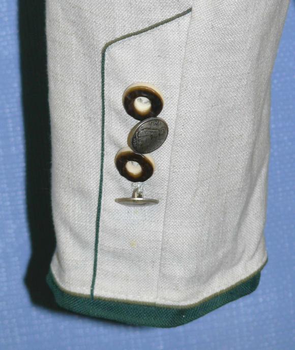COTTON JACKET Coat German Fitted Swing Skirt 44 14 L B44″