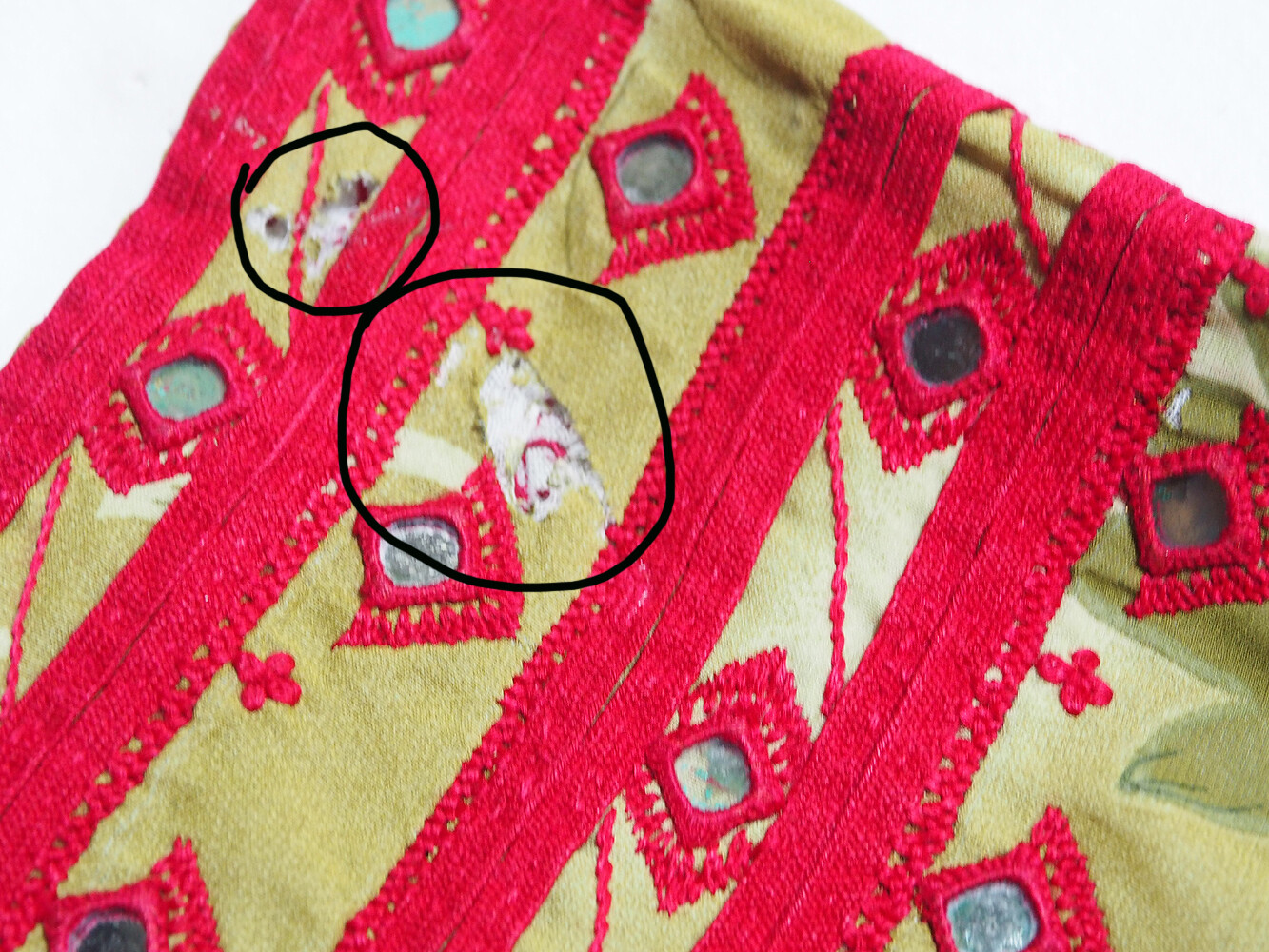 Orient nomads Baloch costume dress Afghan Pakistan Balochistan dress 21/11