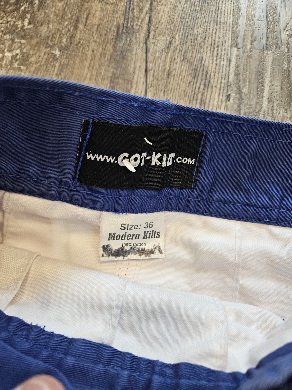 Men’s Got Kilt Stars Stripes Flag Kilt Size 36 Red White Blue