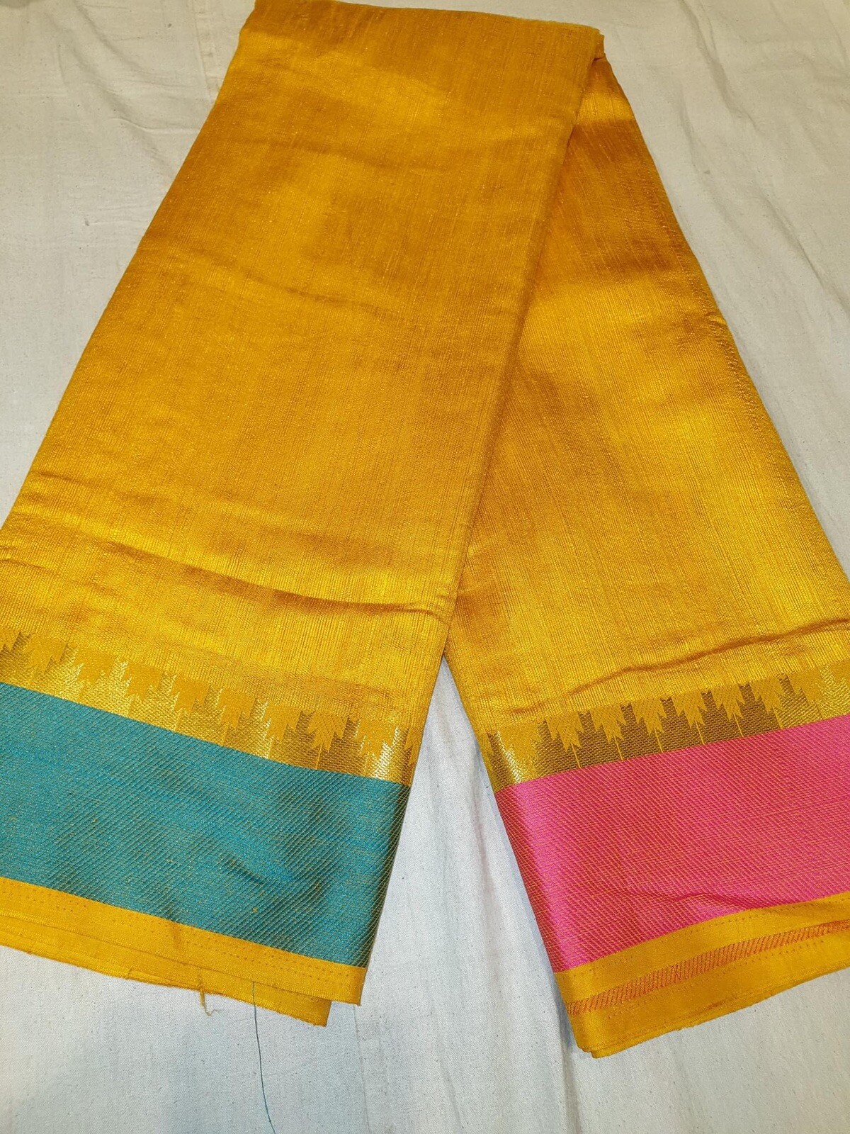 Linen Silk Saree