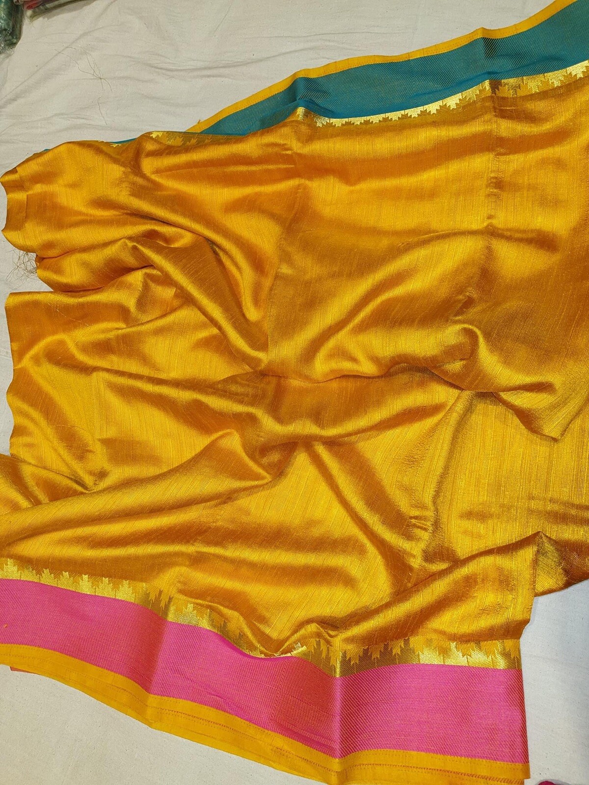 Linen Silk Saree