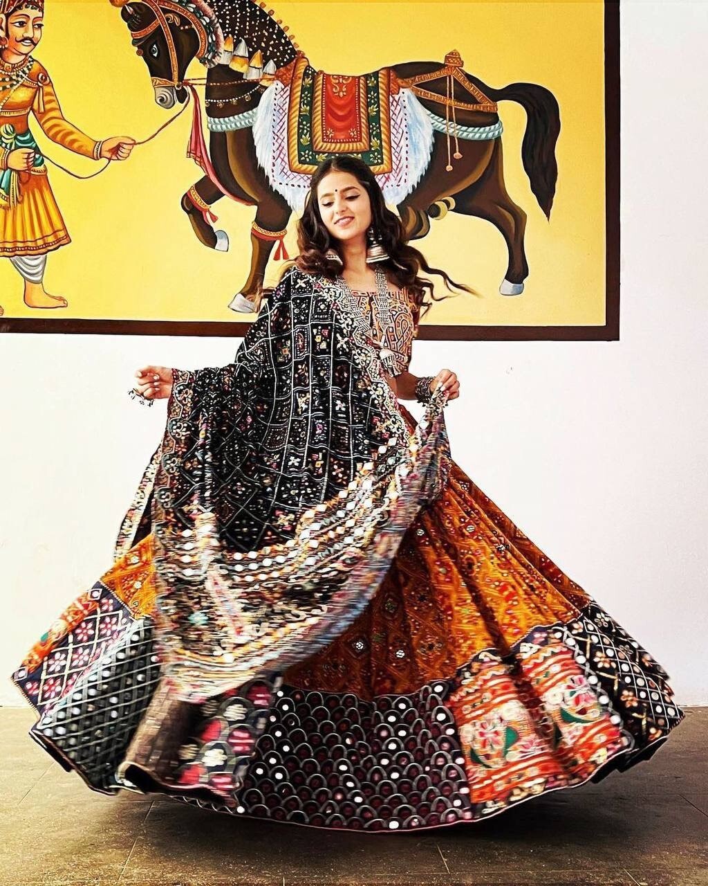 Special Designer Ghagra Choli Lehenga skirt for women indian By Aadat Export