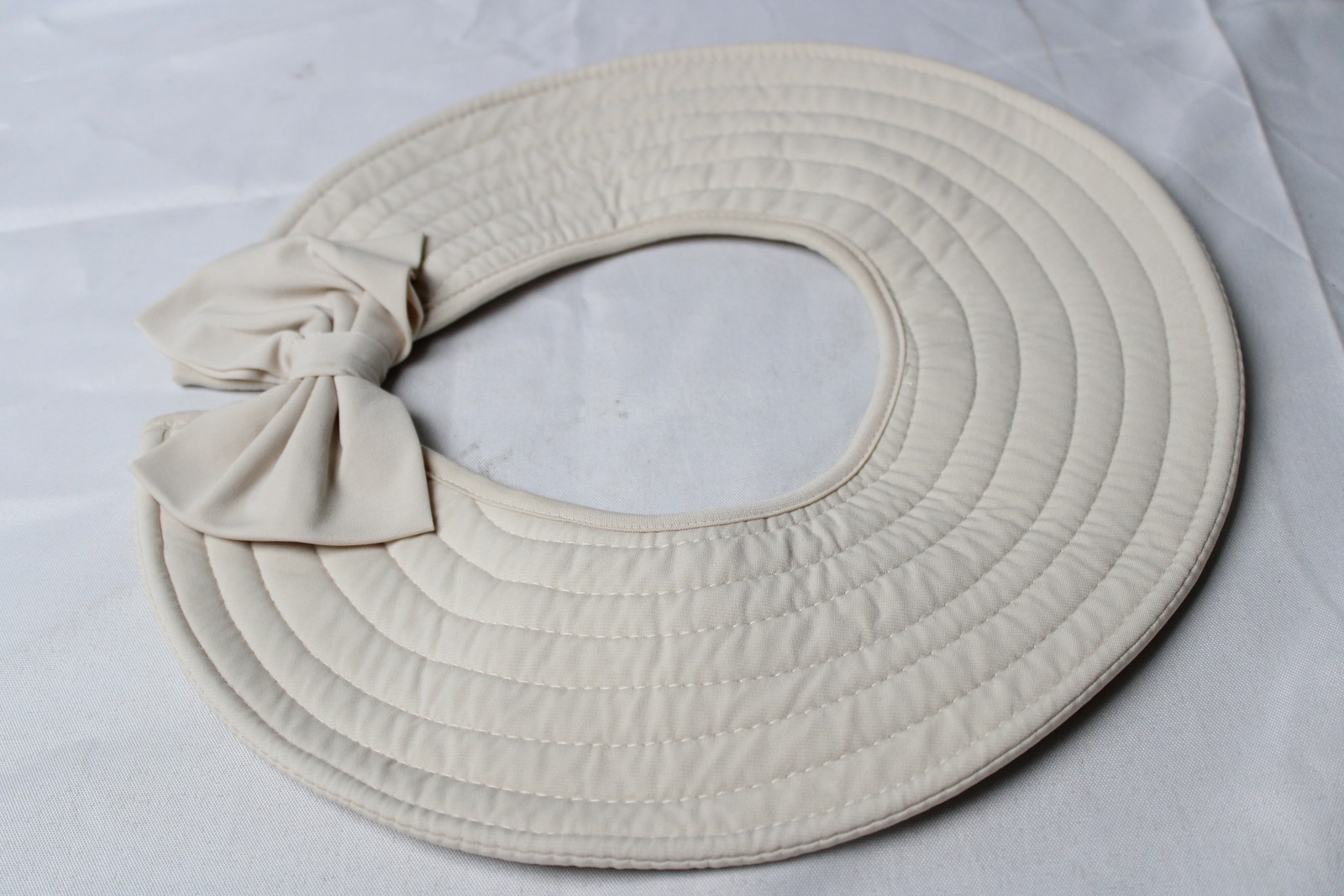 Aisha’s Design Women’s 3 Piece Removable Hijab Bonnet Visor Hat Set WR4 Beige OS