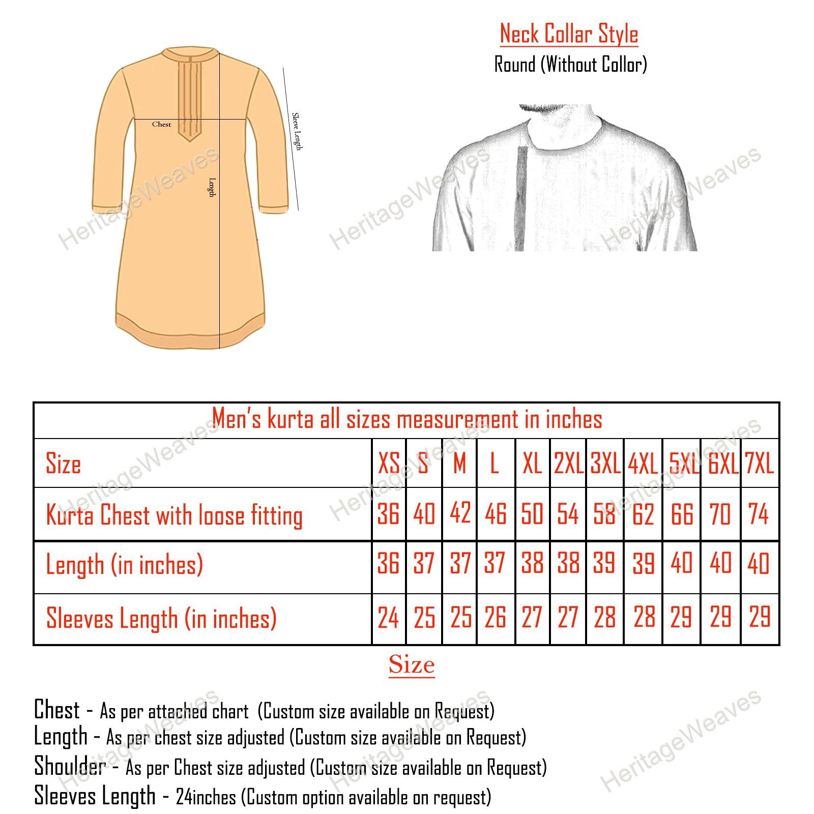 Mens Kurta Traditional Kurta New Wear Mens Kurta Handmade Cotton Fancy Kurta