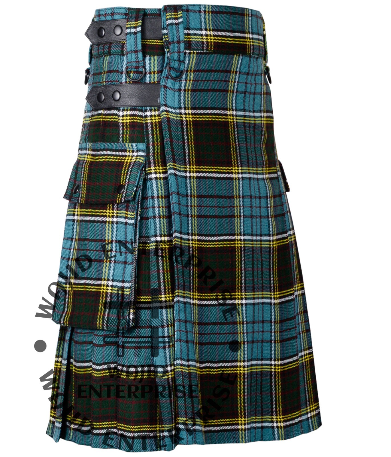 Scottish Men Handmade Anderson tartan utility Kilt – Custom Kilt & accessories