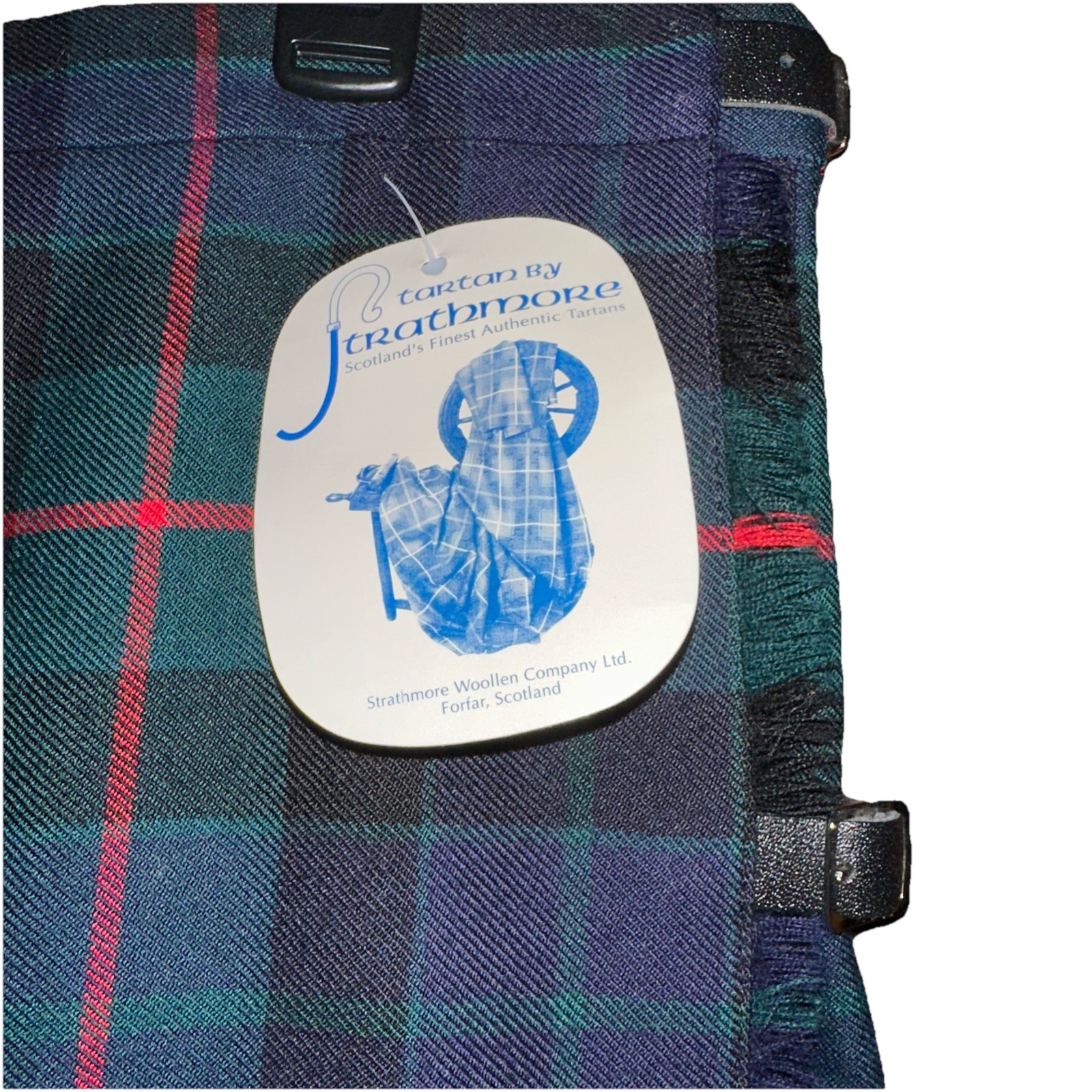 Strathmore Woolen Co. Gunn Modern Tartan Kilt Size 14 NWT