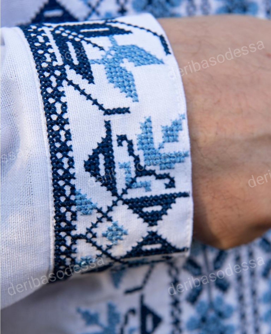 Set of Vyshyvanka Ukrainian traditional embroidered shirt men’s + children’s