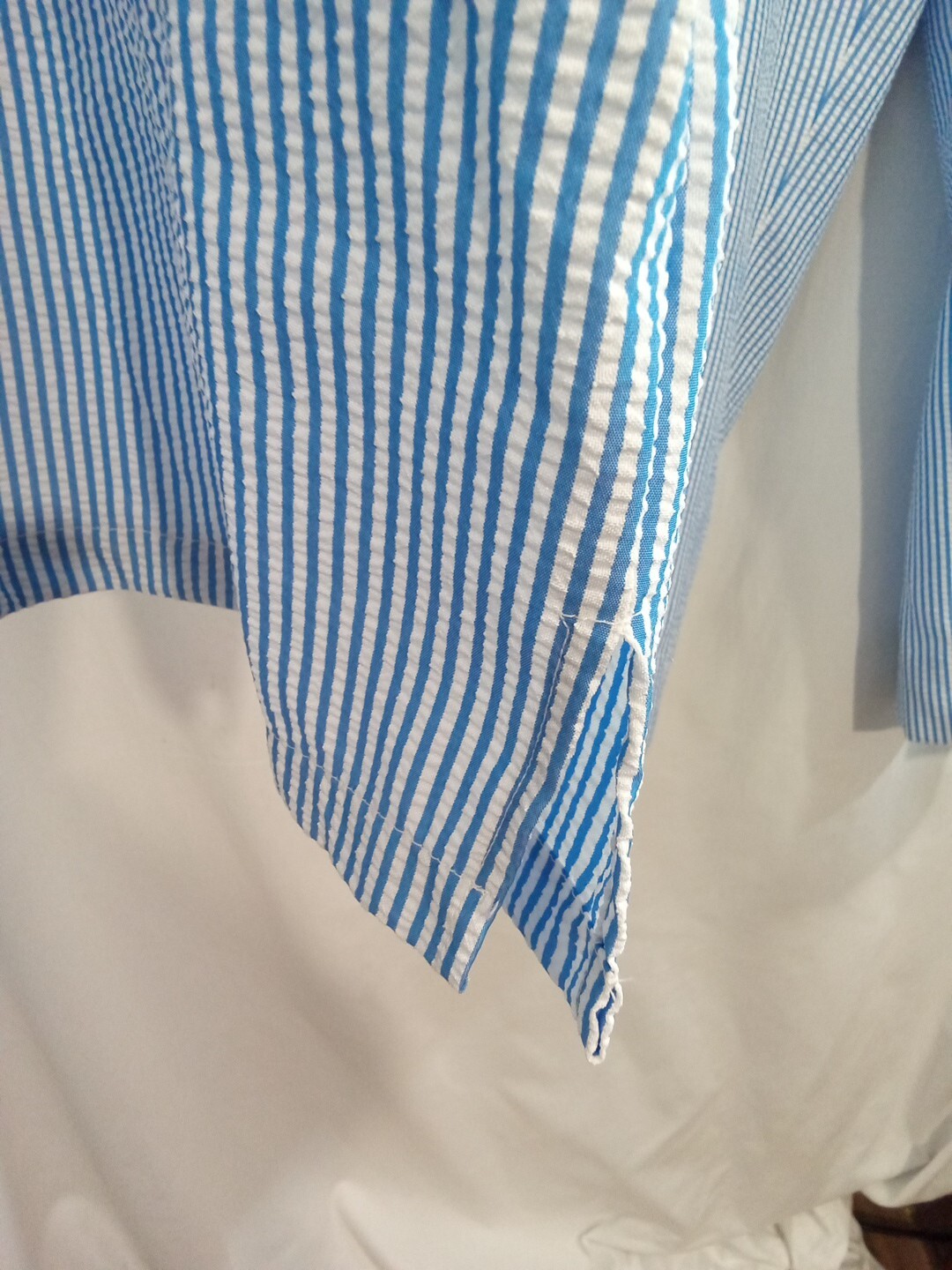 Mens Giorgio Inserti Stripe 2pc Walking Leisure Suit Blue/White..NWT