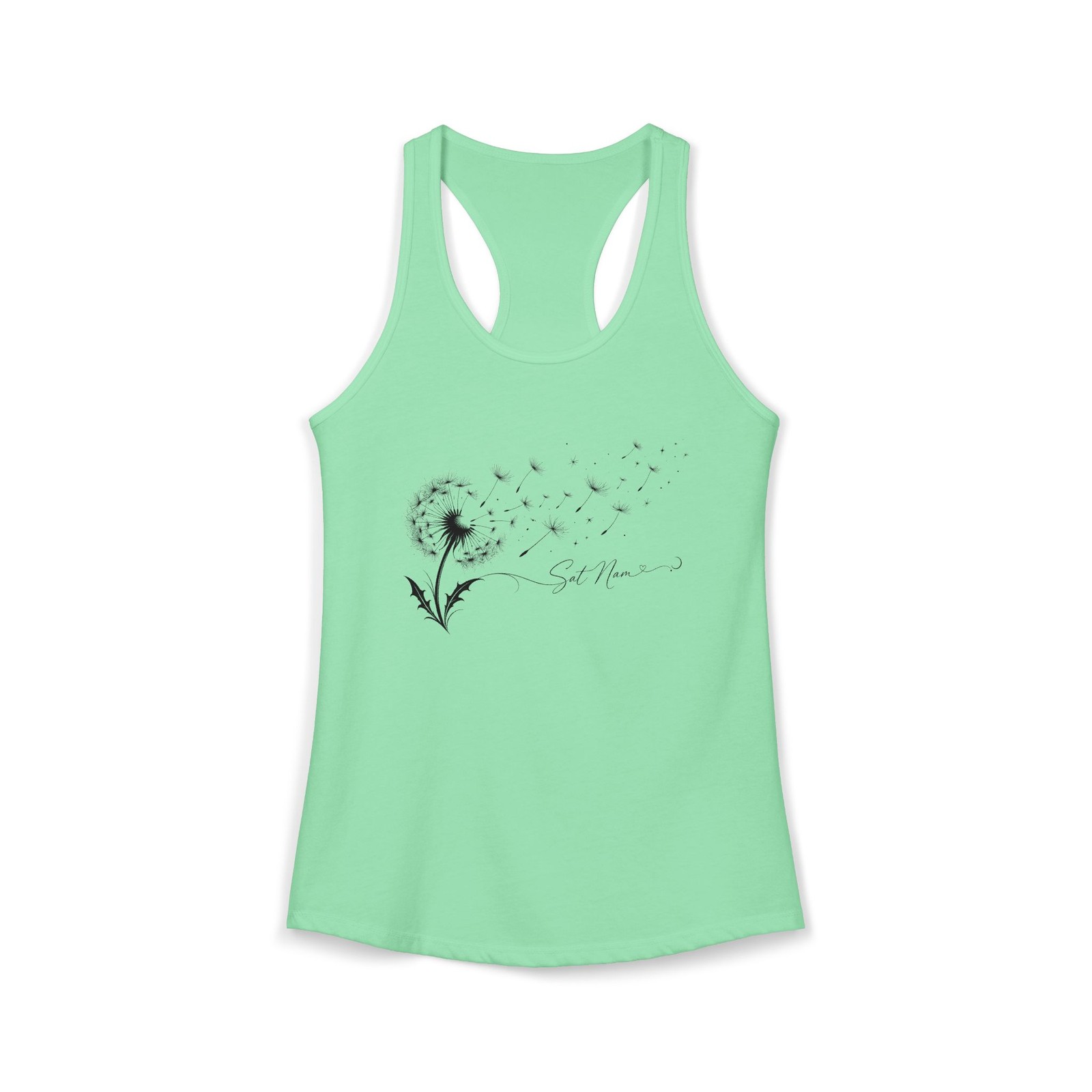Sat Nam kundalini Yoga Dandelion Women’s Ideal Racerback Tank